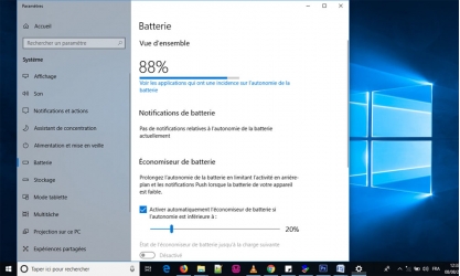 Trouver comment chaque application utilise votre batterie dans Windows 10
