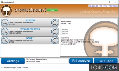 AtomicCleaner est une excellente alternative à CCleaner pour Windows 7/8/10