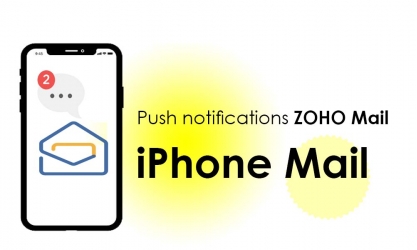 Comment obtenir des notifications push pour Zoho Mail dans iPhone Mail